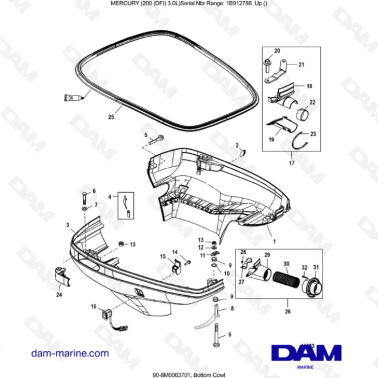 Mercury 200 DFI 3.0L -...