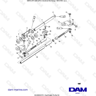 Mercury 200 DFI 3.0L - Kit...