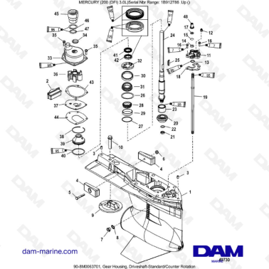 Mercury 200 DFI 3.0L - Caja...
