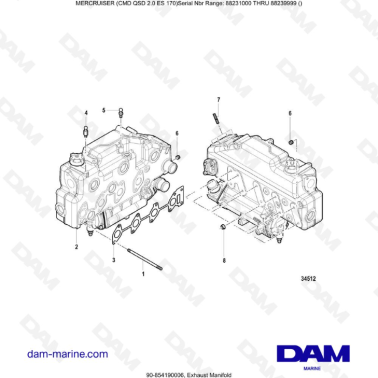 Mercruiser CMD QSD 2.0 ES...