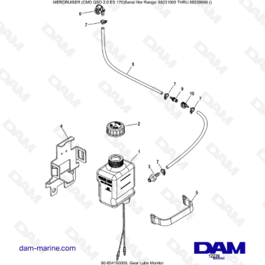 Mercruiser CMD QSD 2.0 ES 170 - Gear Lube Monitor