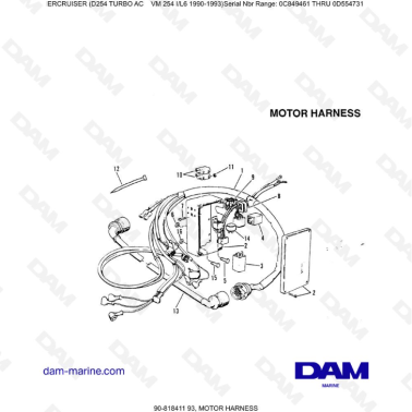 Mercruiser D254 TURBO AC -...