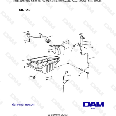 Mercruiser D254 TURBO AC -...