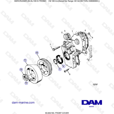 Mercruiser D2.8L 165...