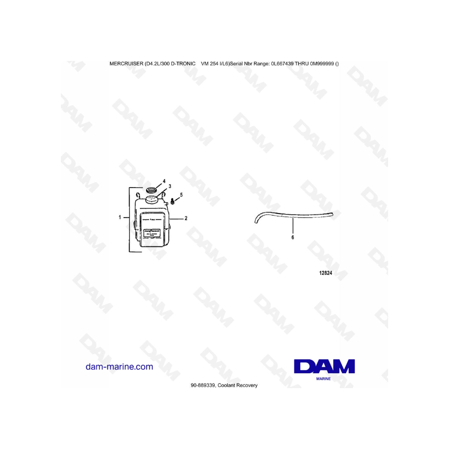 Mercruiser D4.2 - 300D - TRONIC - Recuperación de refrigerante