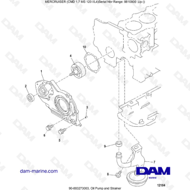 Mercruiser CMD 1.7 MS 120 -...