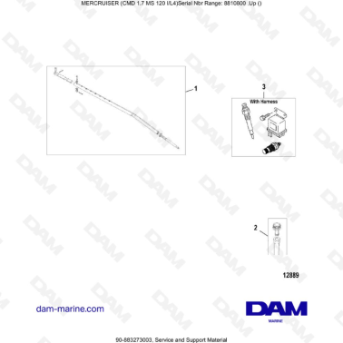 Mercruiser CMD 1.7 MS 120 - Service and Support Material