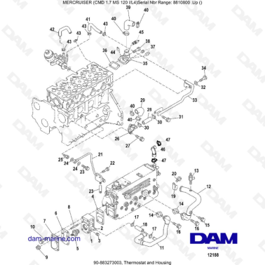 Mercruiser CMD 1.7 MS 120 -...