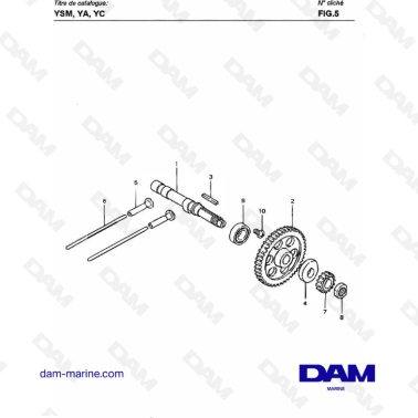 Yanmar YSM8 / YSM12 - CAMSHAFT