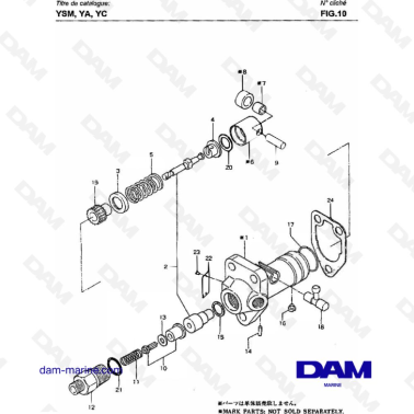 Yanmar YSM8 / YSM12 - FUEL INJECTION PUMP