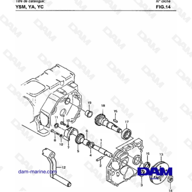 Yanmar YSM8 / YSM12 - MANUAL STARTING & P.T.O. SHAFT DEVICE