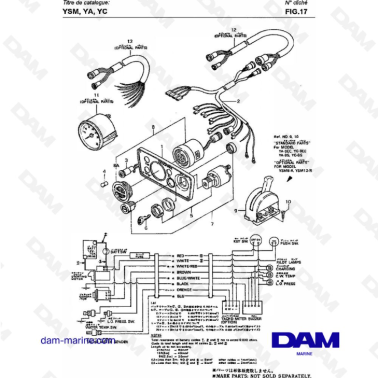 Yanmar YSM8 / YSM12 - INSTRUMENT PANEL