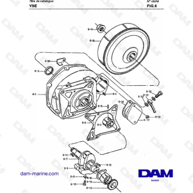 Yanmar YSE8 / YSE12 - MAIN BEARING & CRANKSHAFT