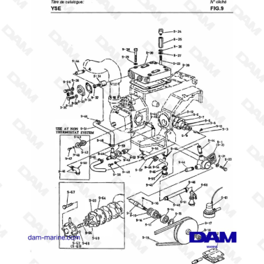 Yanmar YSE8 / YSE12 - COOLING WATER SYSTEM