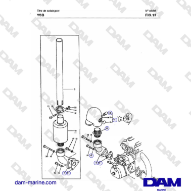 Yanmar YSB8 / YSB12 - SILENCER