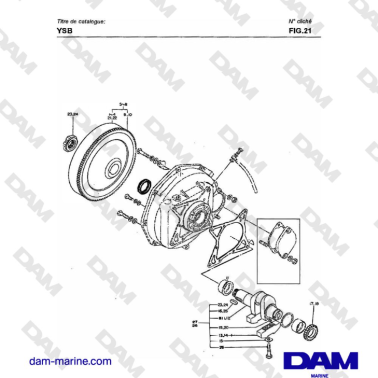 Yanmar YSB8 / YSB12 - CRANKSHAFT