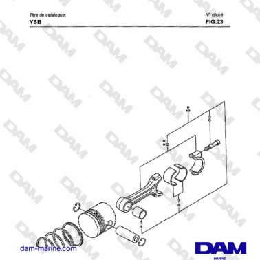 Yanmar YSB8 / YSB12 - BIELA