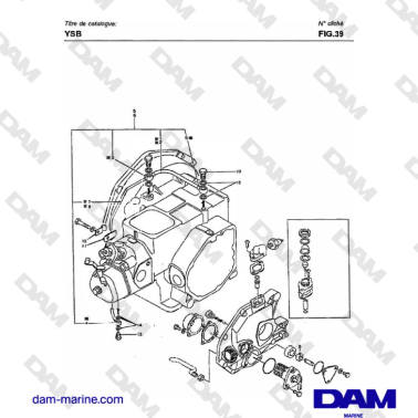 Yanmar YSB8 / YSB12 - TUBO...