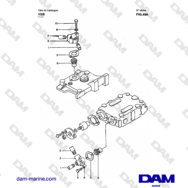 Yanmar YSB8 / YSB12 - THERMOSTAT