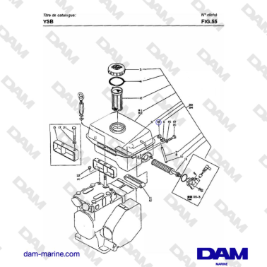 Yanmar YSB8 / YSB12 - FO TANK