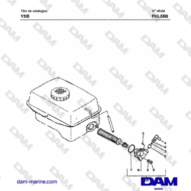 Yanmar YSB8 / YSB12 - LLAVE...