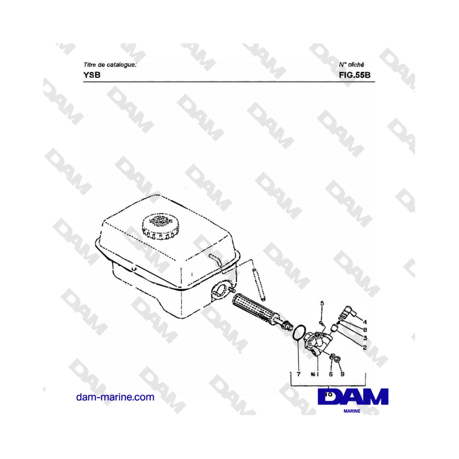 Yanmar YSB8 / YSB12 - LLAVE DE FO