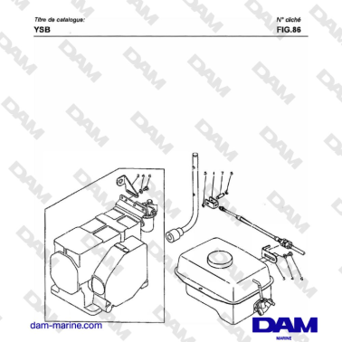 Yanmar YSB8 / YSB12 - CLUTCH REMOTE CONTROL