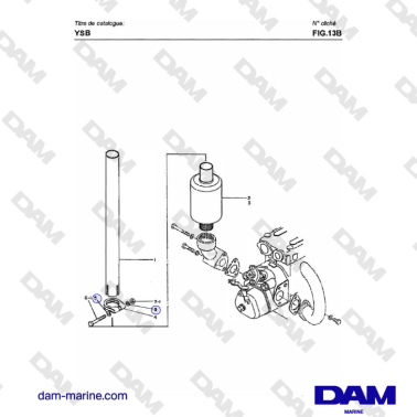 Yanmar YSB8 / YSB12 - AIR COOLING SILENCER