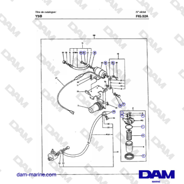 Yanmar YSB8 / YSB12 - FO FEED PUMP & FO FIL TER