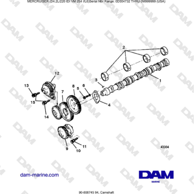 Mercruiser 4.2L 220 IDI -...