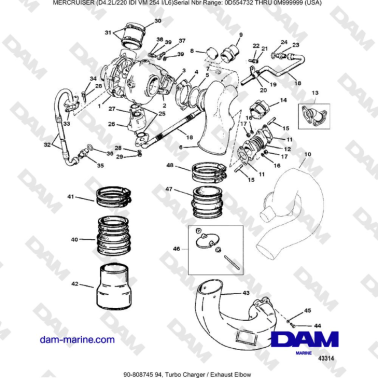 Mercruiser 4.2L 220 IDI -...