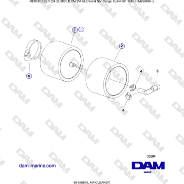 Mercruiser 4.2L 200 LD -...