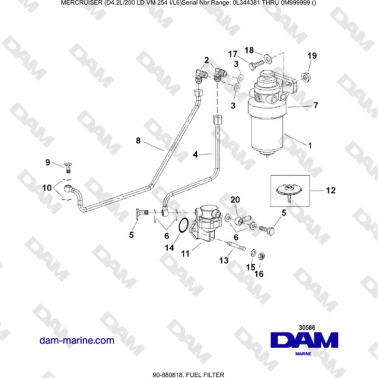 Mercruiser 4.2L 200 LD -...