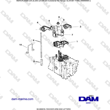 Mercruiser 4.2L 200 LD -...