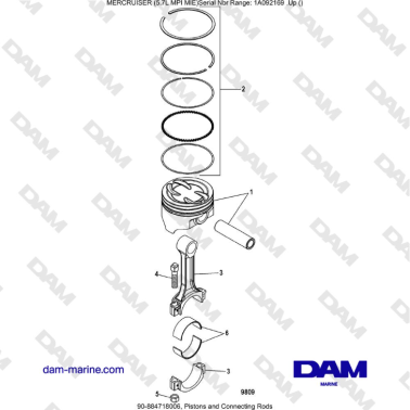 Mercruiser 5.7L MPI MIE -...