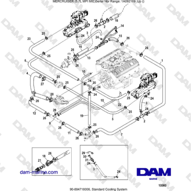 Mercruiser 5.7L MPI MIE -...