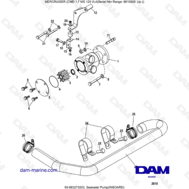 Mercruiser CMD 1.7L MS 120...