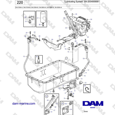 Volvo Penta D4-210A-A,...