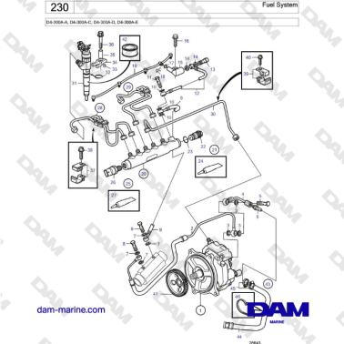  Volvo Penta D4-300A-A,...