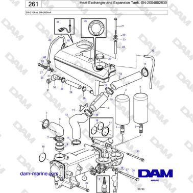 Volvo Penta D4-210A-A,...