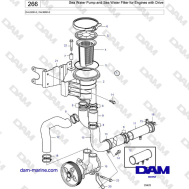 Volvo Penta D4-260D-E,...