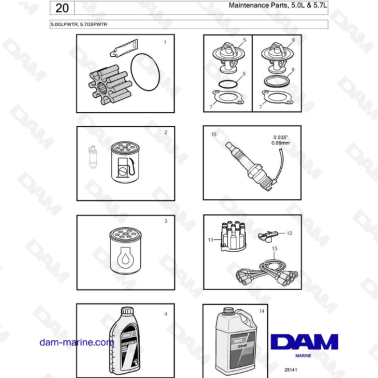 Volvo Penta 5.7L GS -...
