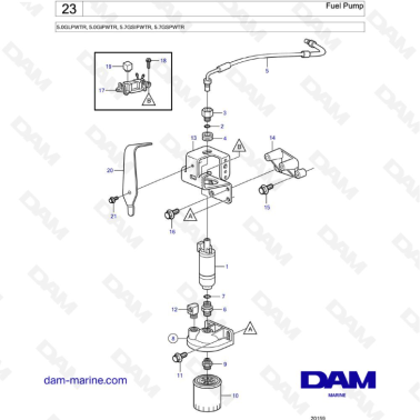 Volvo Penta 5.7L GS - Bomba...