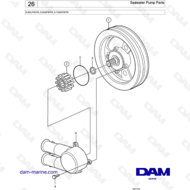 Volvo Penta 5.7L GS -...