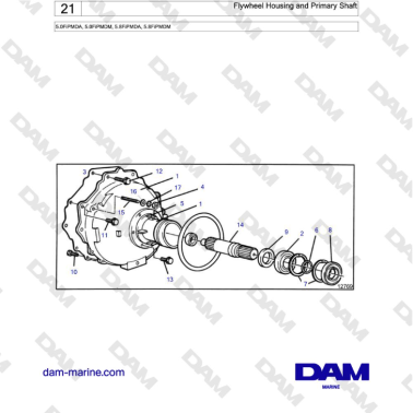 Volvo Penta 5.0L FI -...