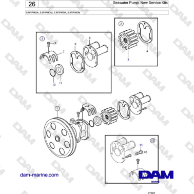 Volvo Penta 5.0L FI -...