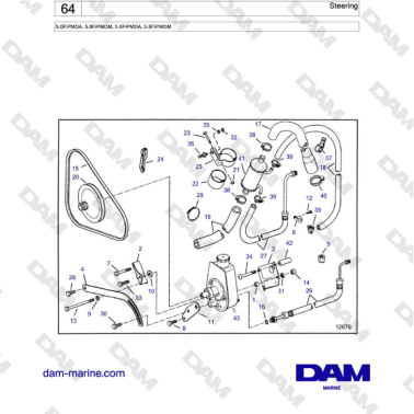 Volvo Penta 5.0L FI -...