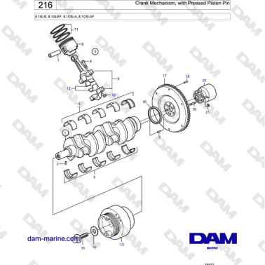 Volvo Penta 8.1L OSI -...