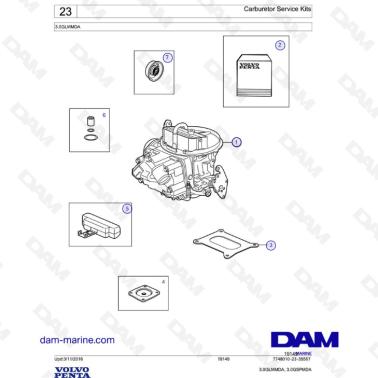 Volvo Penta 3.0L GL - Kits...