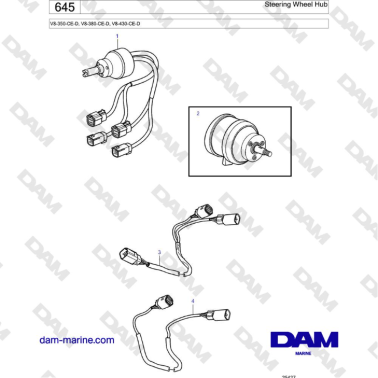 Volvo Penta V8-430 - Steering Wheel Hub